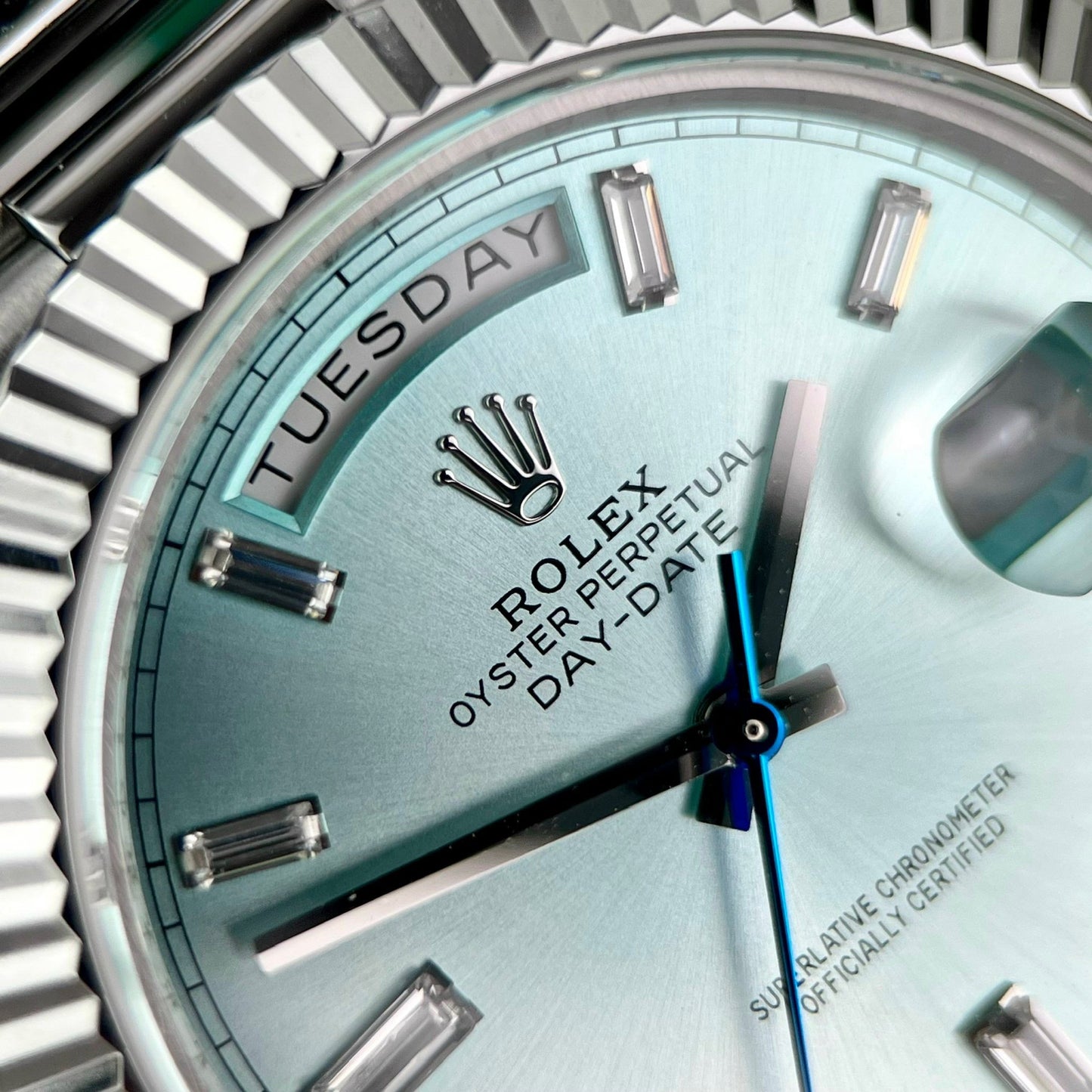 Rolex Day Date M228239 1:1 Meilleure édition GM Factory V2 Cadran Tiffany bleu