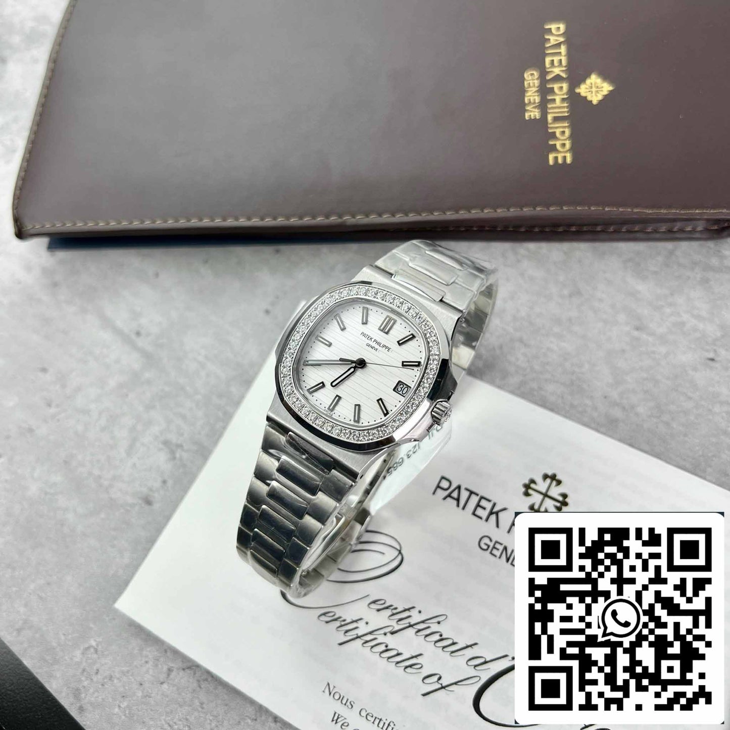 Patek Philippe Nautilus 5711/1A-011 Best 1:1 Edition PPF Factory custom Diamonds Moissanite