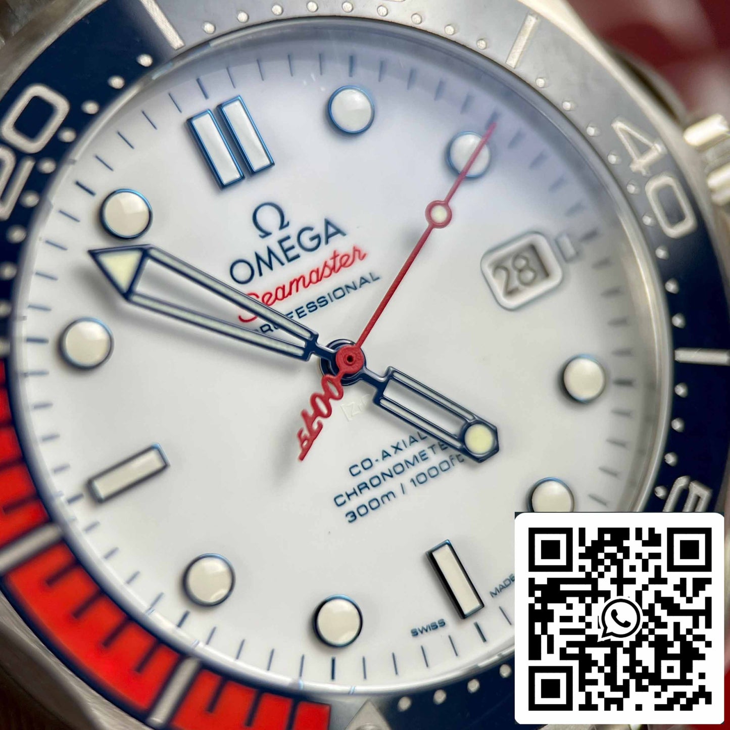 Omega Seamaster Diver 300M Commander's 007 limitierte Uhr 1:1 Beste Replik-Uhr