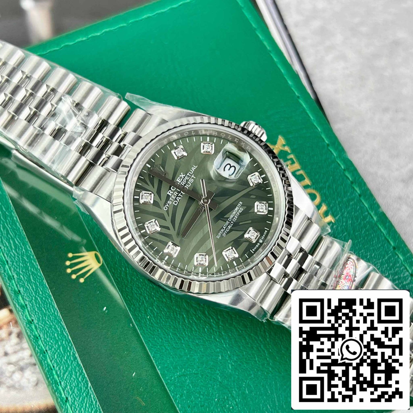 Rolex Datejust M126234-0055 36MM 1:1 Best Edition Clean Factory Green Dial