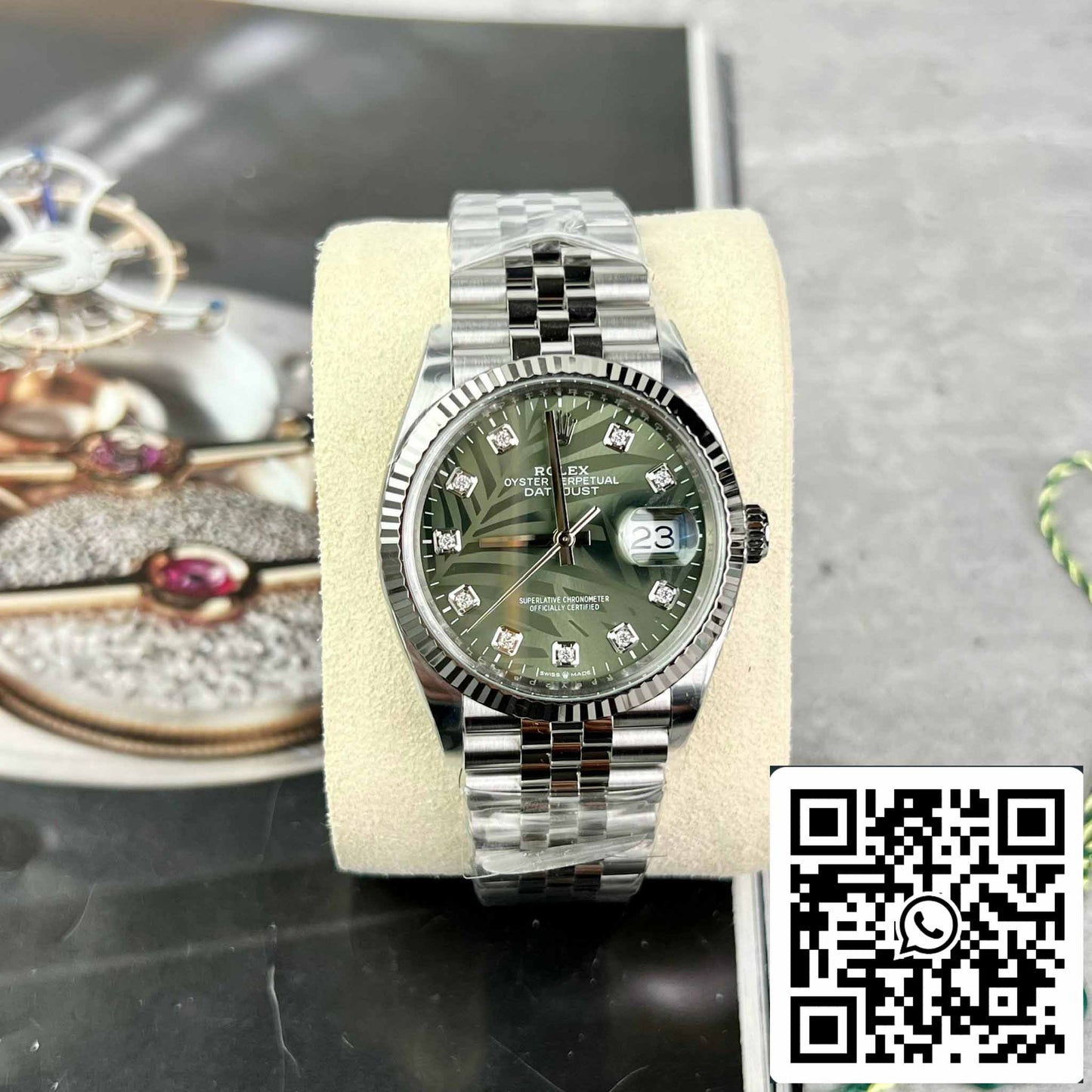 Rolex Datejust M126234-0055 36MM 1:1 Best Edition Clean Factory Green Dial