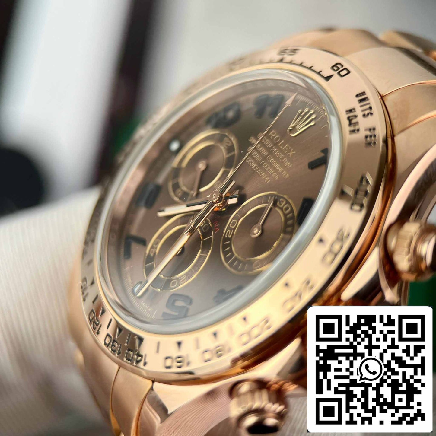 Rolex Daytona 116515 Cadran arabe chocolat or rose - Meilleure édition 1: 1 de BT Factory