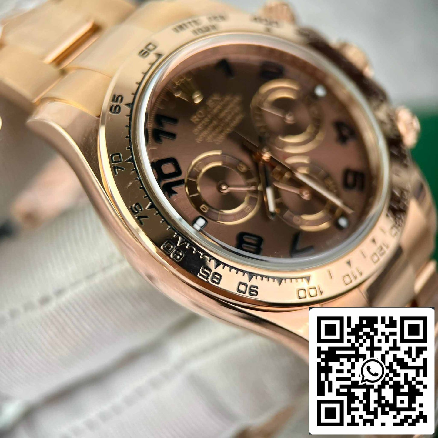 Rolex Daytona 116515 Cadran arabe chocolat or rose - Meilleure édition 1: 1 de BT Factory