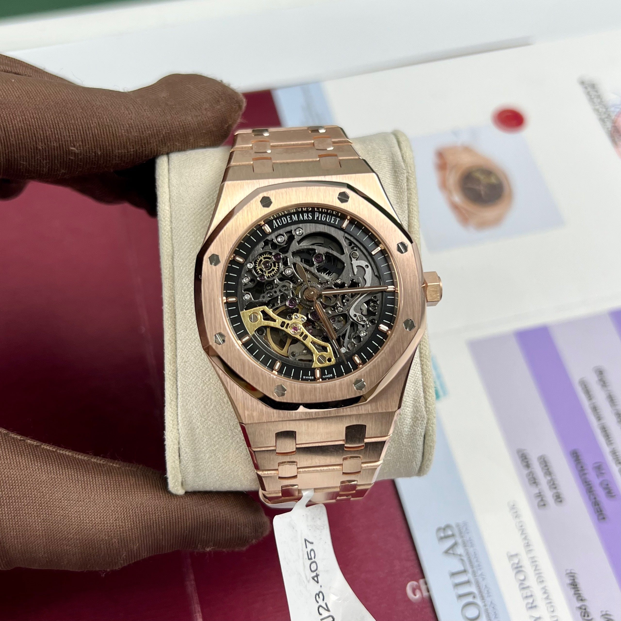 The Replica Audemars Piguet custom 18k Gold EU Replica Watch