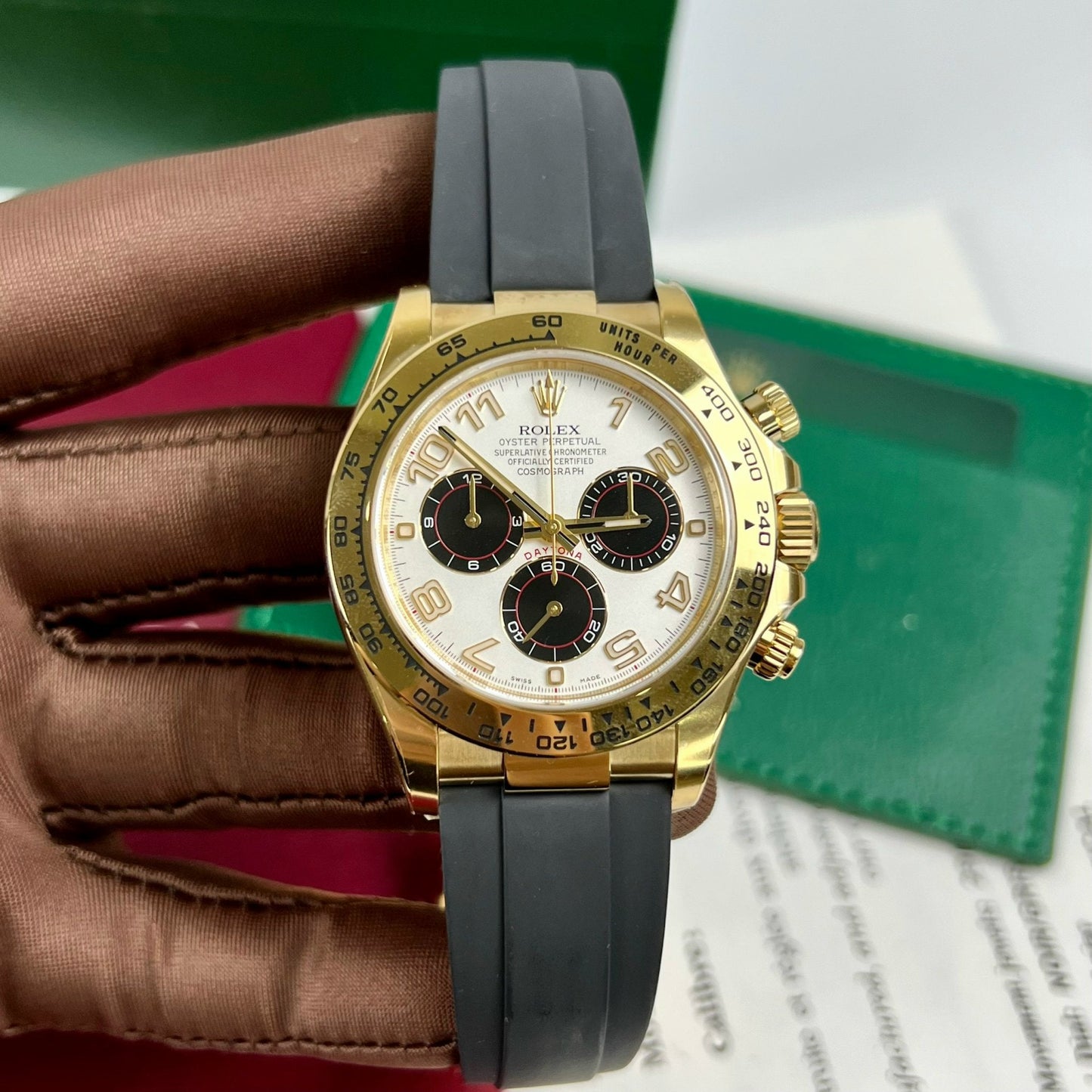 Rolex Cosmograph Daytona 116528 1:1 Best Edition Clean Factory Kautschukarmband