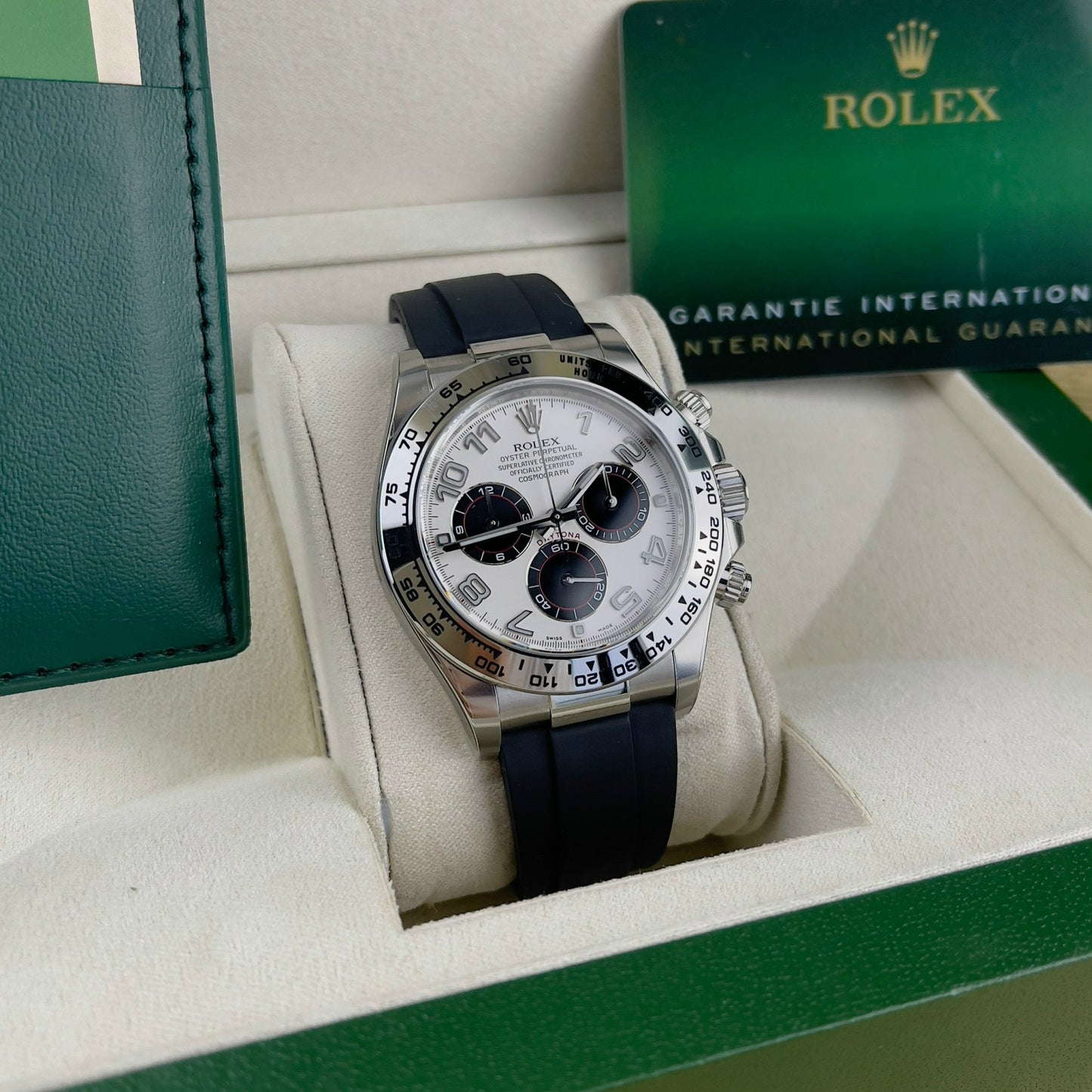 Rolex Cosmograph Daytona 116519 1:1 Best Edition Clean Factory Silberweißes Zifferblatt