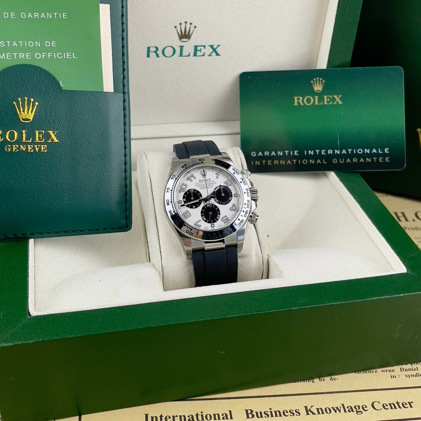 Rolex Cosmograph Daytona 116519 1:1 Best Edition Clean Factory Silberweißes Zifferblatt