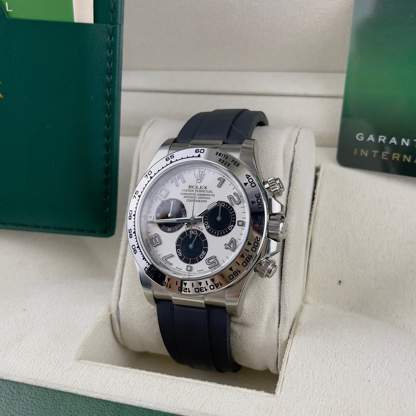 Rolex Cosmograph Daytona 116519 1:1 Best Edition Clean Factory Silberweißes Zifferblatt