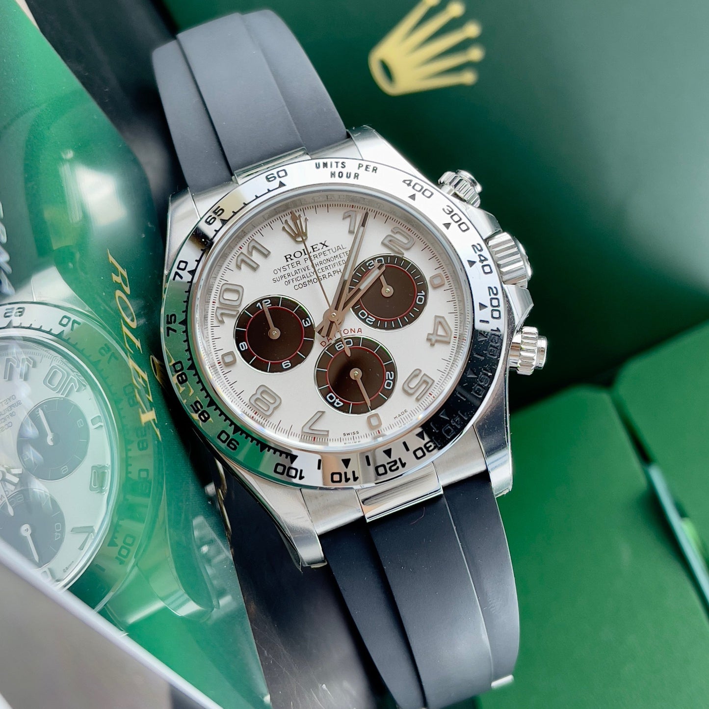 Rolex Cosmograph Daytona 116519 1:1 Best Edition Clean Factory Silberweißes Zifferblatt