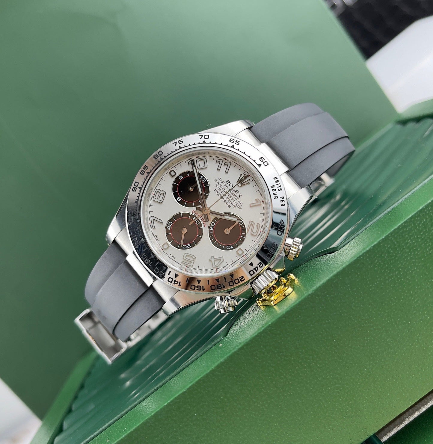 Rolex Cosmograph Daytona 116519 1:1 Best Edition Clean Factory Silberweißes Zifferblatt