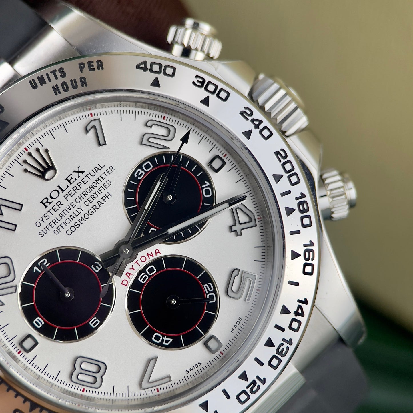 Rolex Cosmograph Daytona 116519 1:1 Best Edition Clean Factory Silberweißes Zifferblatt