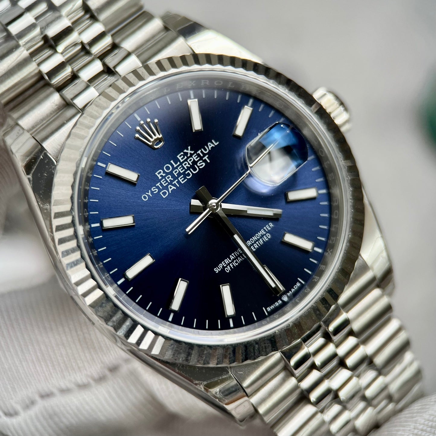 Rolex Datejust M126234-0017 Oystersteel 1:1 Best Edition EW Factory Blue Dial