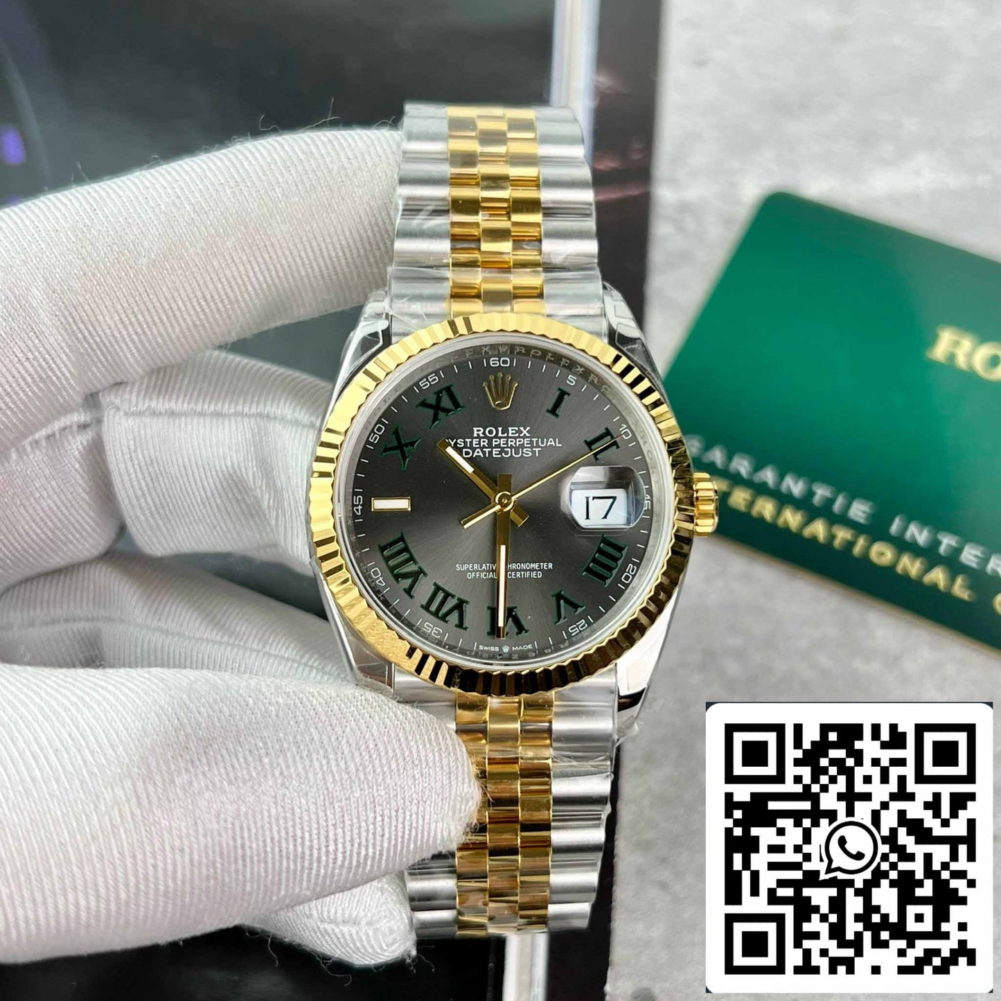 Réplique Rolex Datejust 36 126233 Cadran Wimbledon Meilleure édition 1: 1 VS Factory