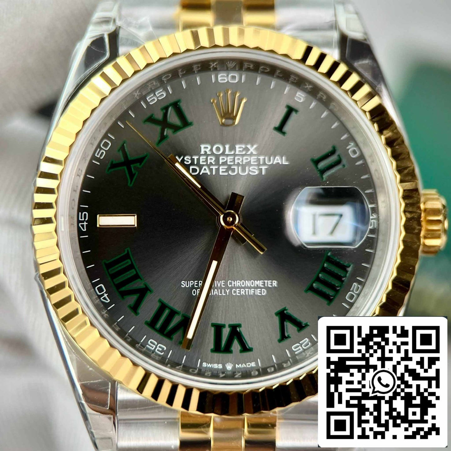 Réplique Rolex Datejust 36 126233 Cadran Wimbledon Meilleure édition 1: 1 VS Factory