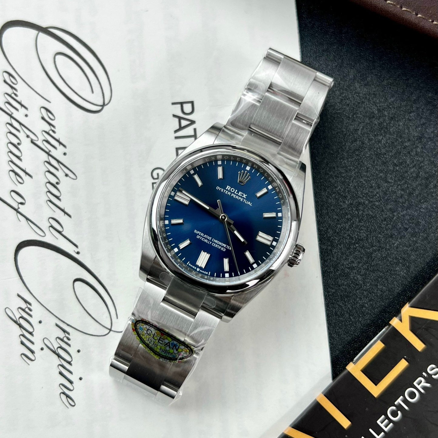 Rolex Oyster Perpetual M126000-0003 36MM 1:1 Meilleure édition Clean Factory Cadran bleu