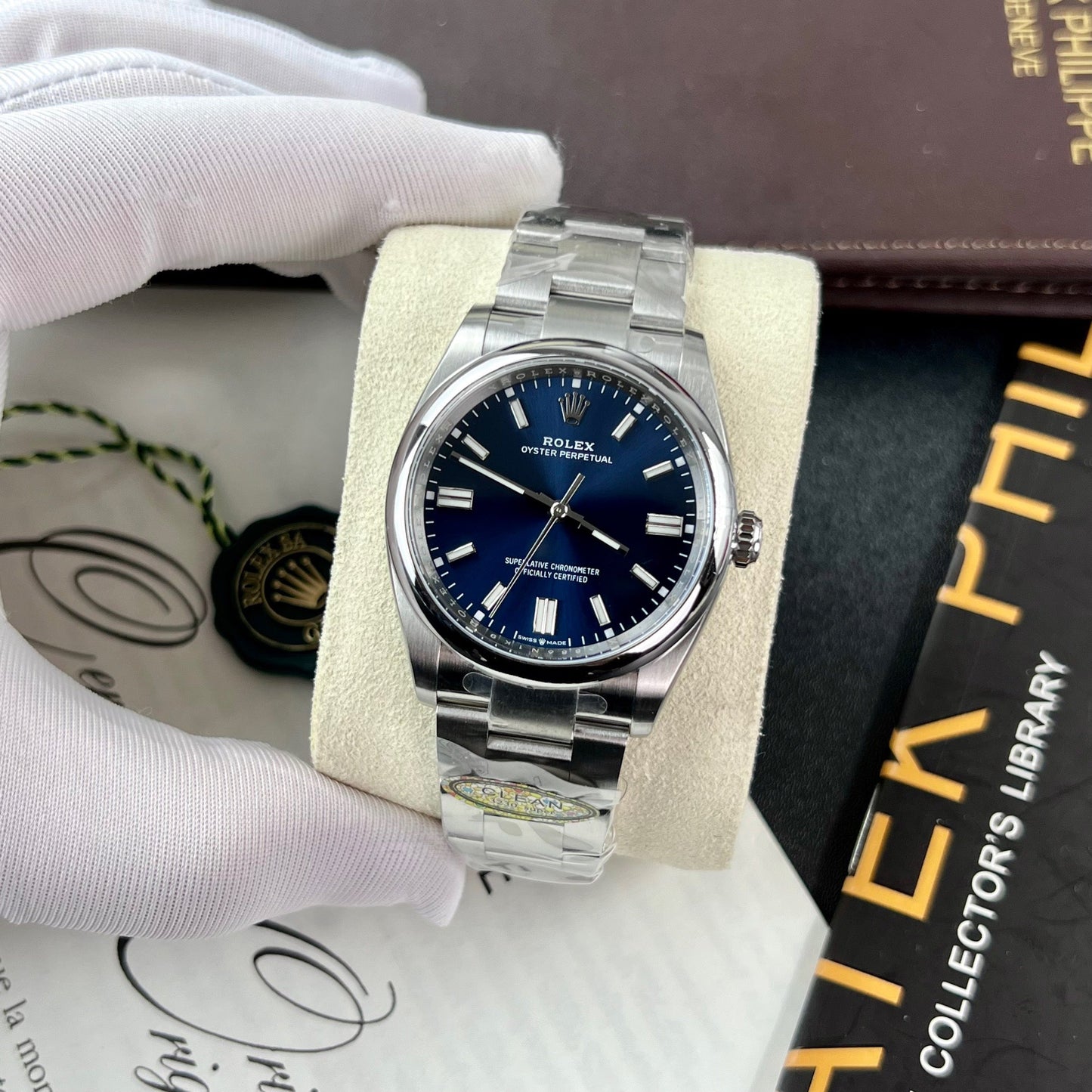 Rolex Oyster Perpetual M126000-0003 36MM 1:1 Meilleure édition Clean Factory Cadran bleu