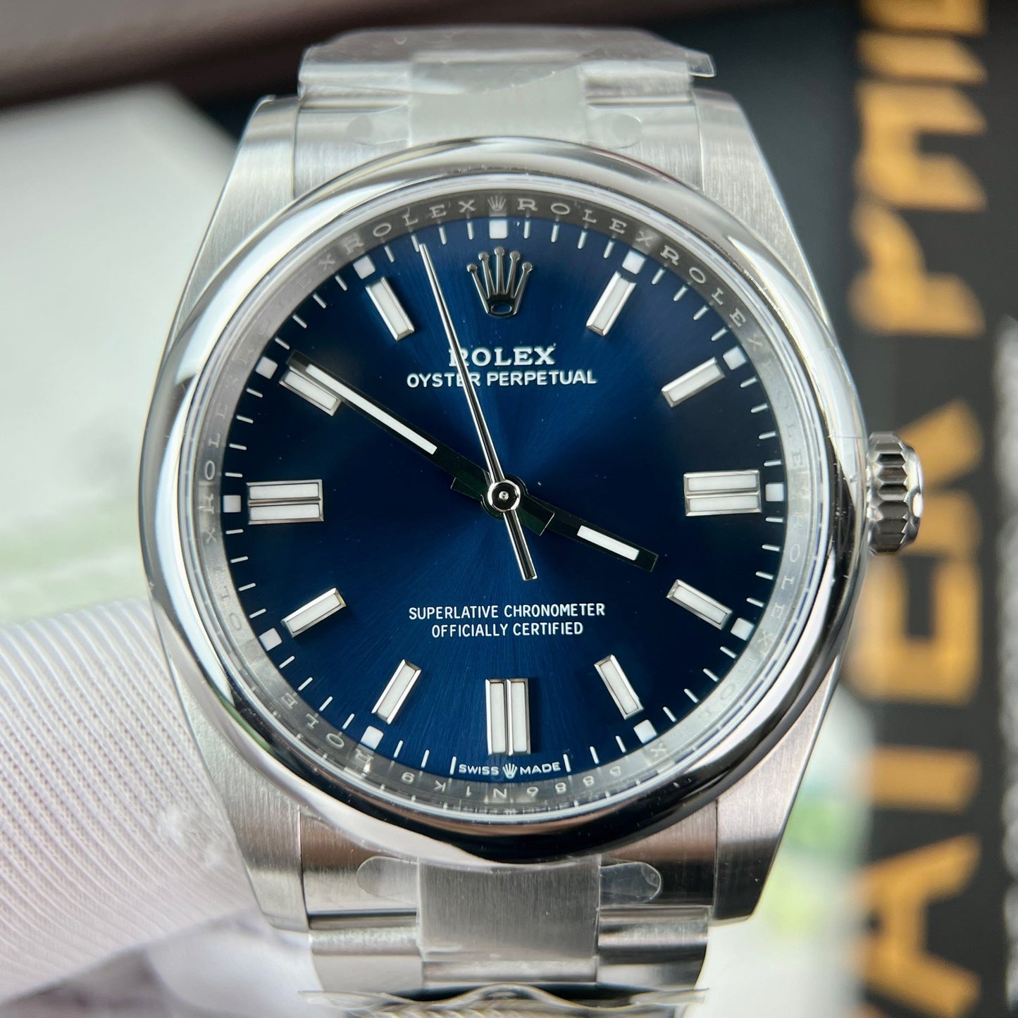 Rolex Oyster Perpetual M126000-0003 36MM 1:1 Meilleure édition Clean Factory Cadran bleu