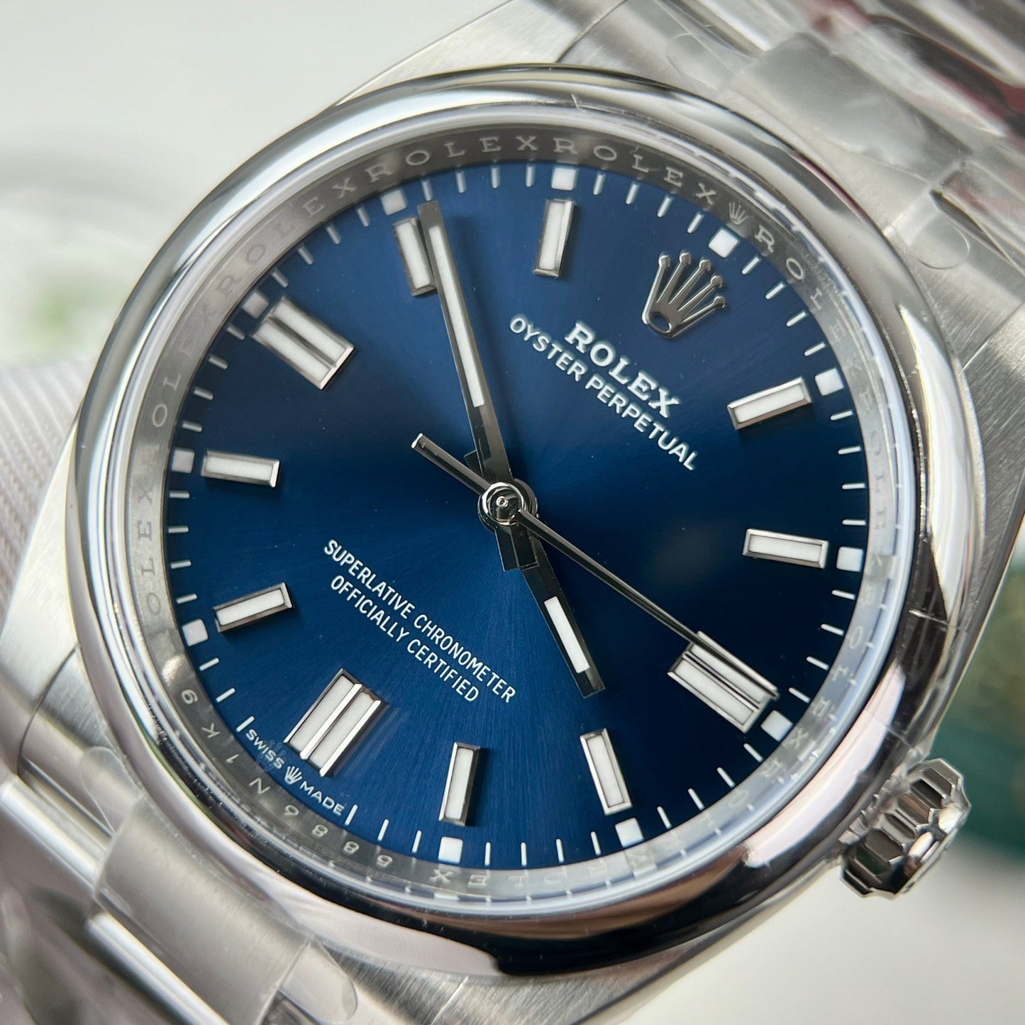 Rolex Oyster Perpetual M126000-0003 36MM 1:1 Meilleure édition Clean Factory Cadran bleu