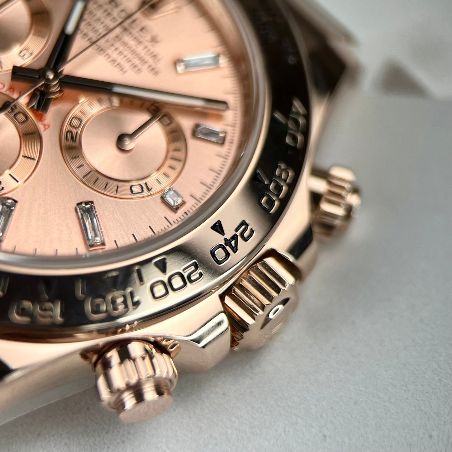 Réplique Rolex Cosmograph Daytona 40 mm or Everose 116505 1: 1 meilleure édition BTF