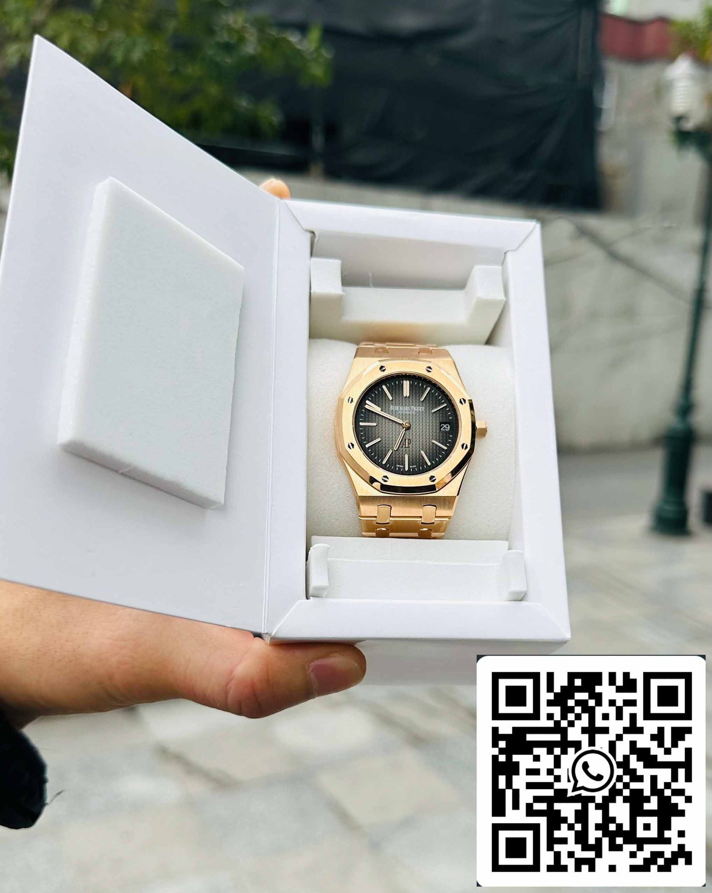 Audemars Piguet Royal Oak 16202OR.OO.1240OR.01 1:1 Best Edition ZF Factory graues Zifferblatt