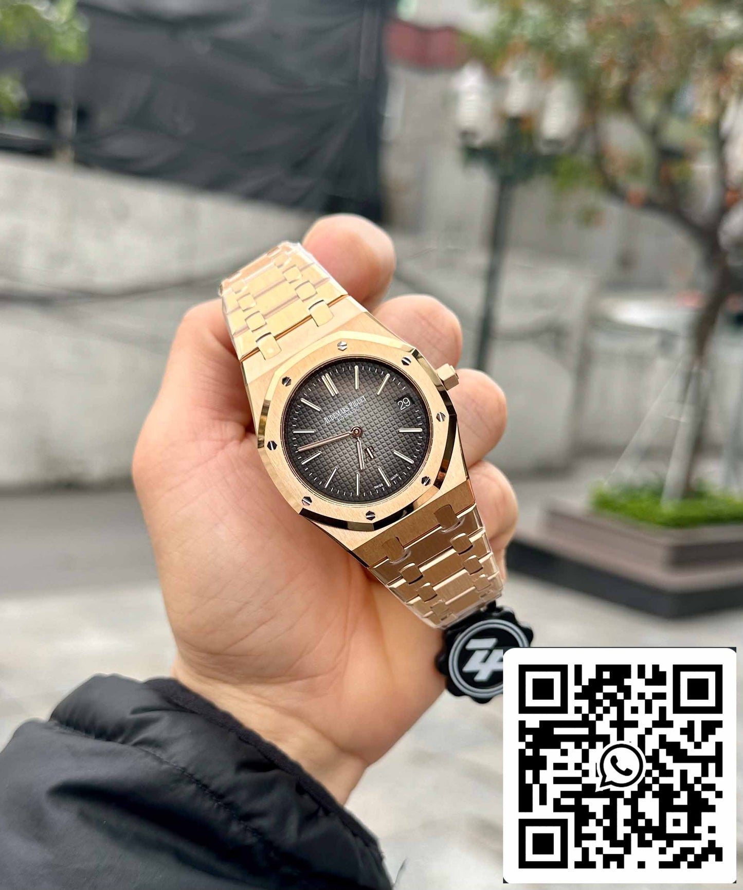 Audemars Piguet Royal Oak 16202OR.OO.1240OR.01 1:1 Best Edition ZF Factory graues Zifferblatt