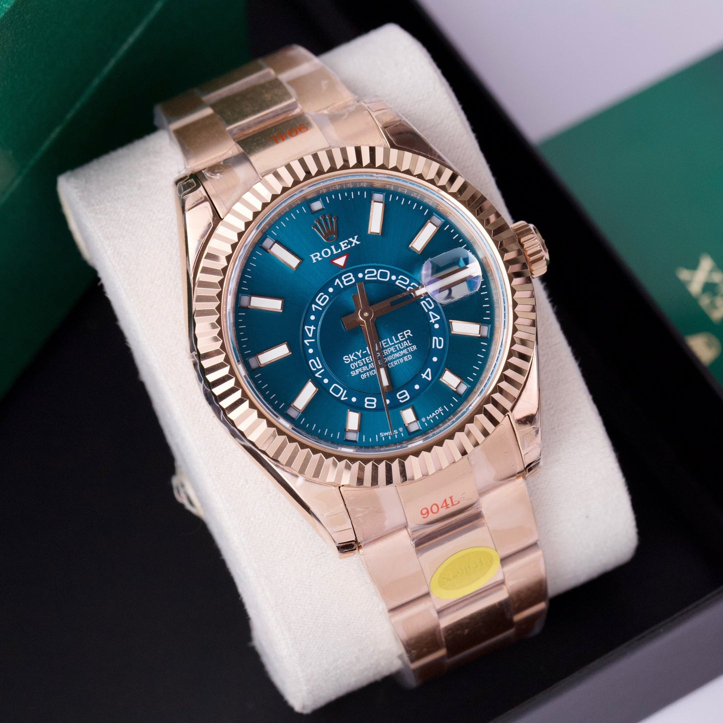 Rolex Sky Dweller M336935-0001 Everose Gold V2 Meilleure édition 1:1 Noob Factory