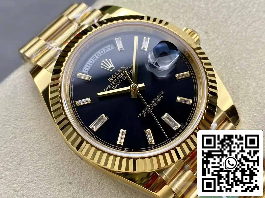 Rolex Day Date 40 M228238-0004 Black Dial 1:1 Best Edition AR Factory 3255 Movement