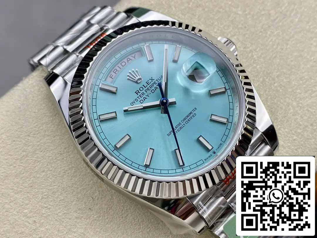 Rolex Day Date 40 M228236-0018 Tiffany Dial 1:1 Best Edition AR Factory 3255 Movement