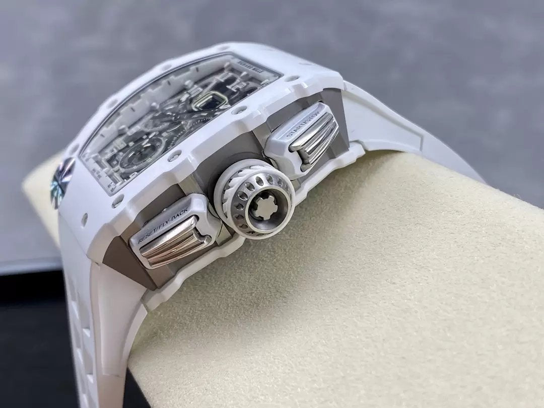 Richard Mille RM11-03 Best Edition KU+ Factory [KV - V5] Version White Carbon