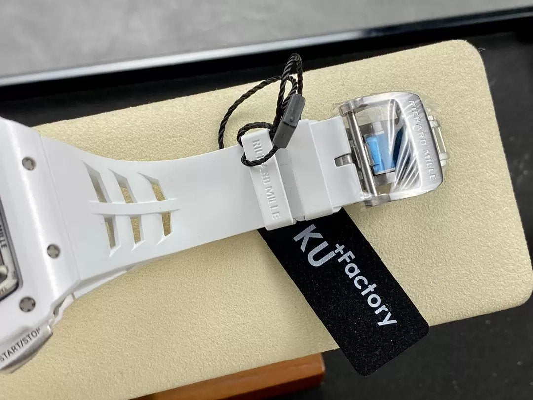 Richard Mille RM11-03 Best Edition KU+ Factory [KV - V5] Version White Carbon