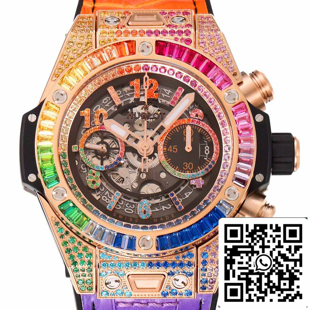 Hublot Big Bang King Gold Rainbow 411.OX.9910.LR.0999 1:1 Best Edition BBF Factory