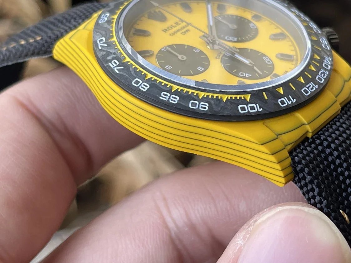 【4130 Movement DIW Modified Version】Rolex Cosmograph Daytona Series with Carbon Fiber Case