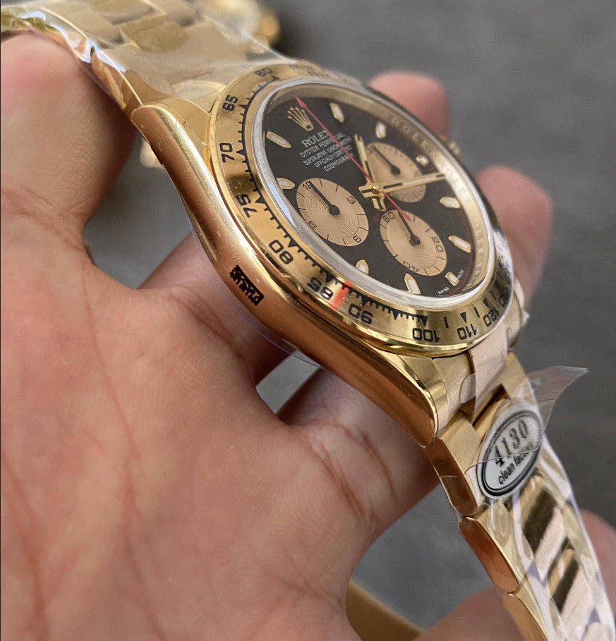 Replica Rolex Cosmograph Daytona m126508-0002 Clean Factory Yellow Gold 4130 Movement