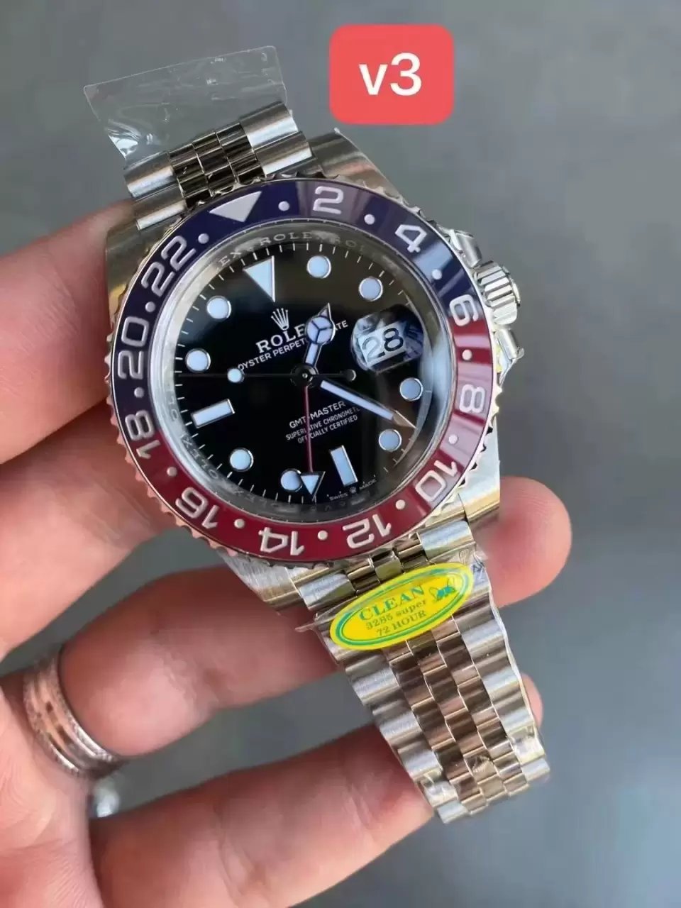 Rolex GMT Master II M126710BLRO-0001 Jubiläumsarmband Best Edition Clean Factory V3 Cola Circle