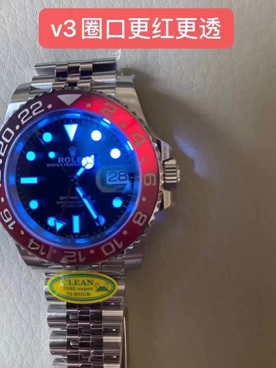 Rolex GMT Master II M126710BLRO-0001 Jubiläumsarmband Best Edition Clean Factory V3 Cola Circle