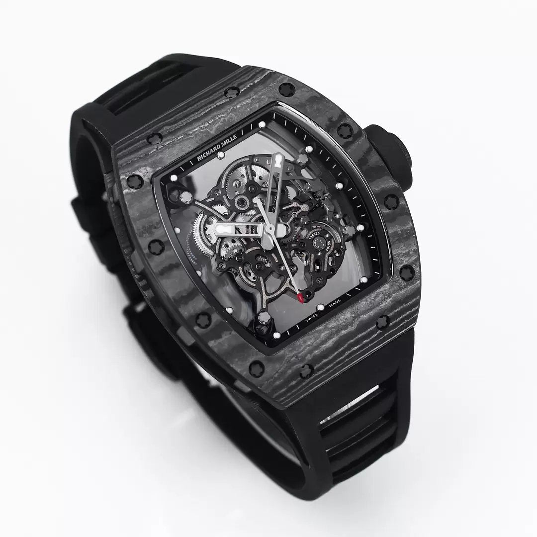 RICHARD MILLE RM055 Original redessiné 1:1 Meilleure édition BBR Factory 2024 Noir 