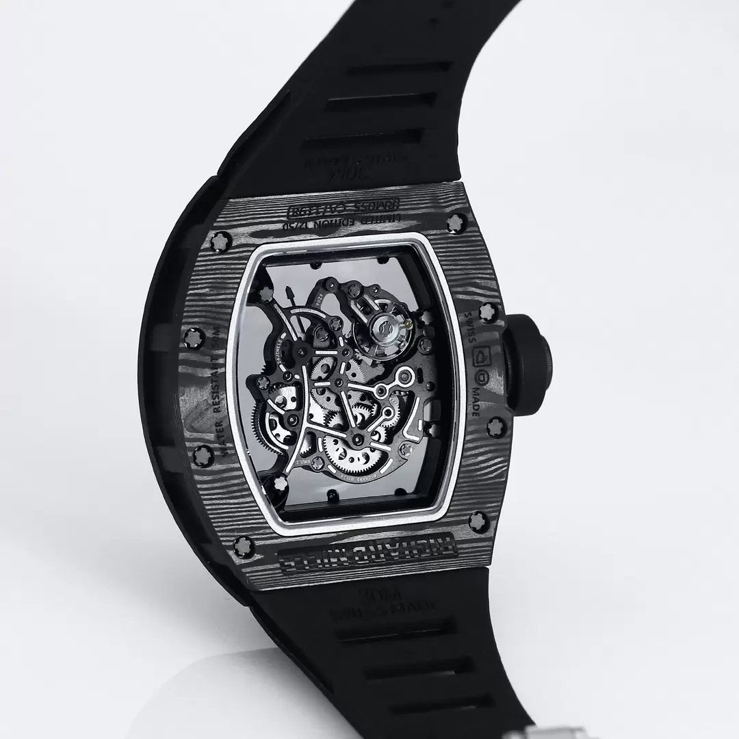 RICHARD MILLE RM055 Original redessiné 1:1 Meilleure édition BBR Factory 2024 Noir 