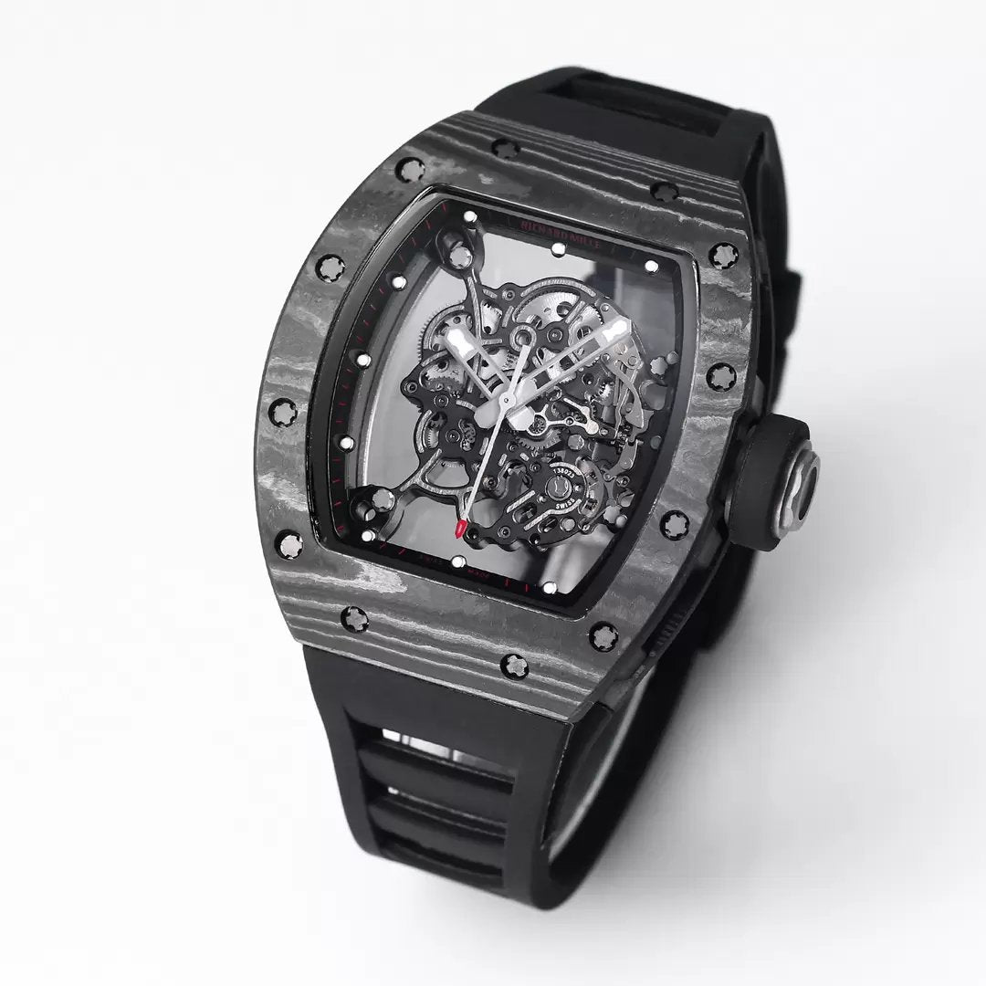 RICHARD MILLE RM055 Redesigned original 1:1 Best Edition BBR Factory 2024 Black Strap