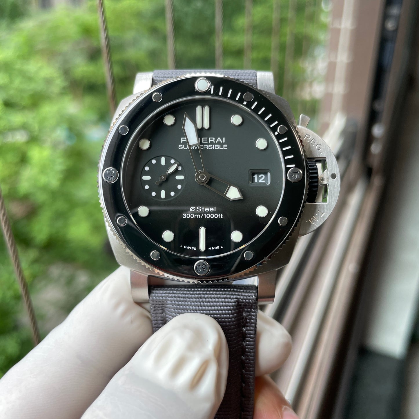 SBF Panerai Submersible PAM01288 1:1 Best Edition VS Factory Gray Dial