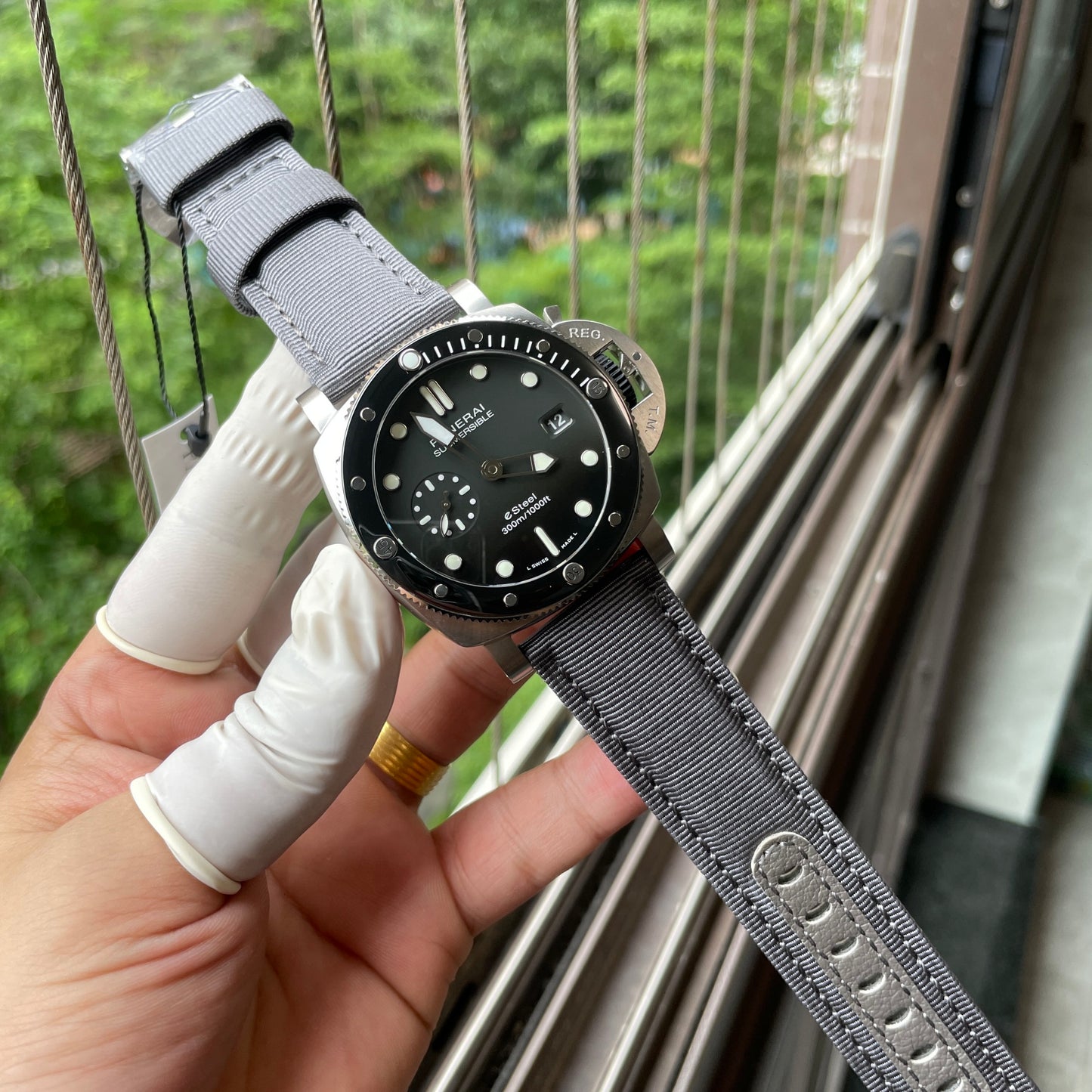 SBF Panerai Submersible PAM01288 1:1 Best Edition VS Factory Gray Dial