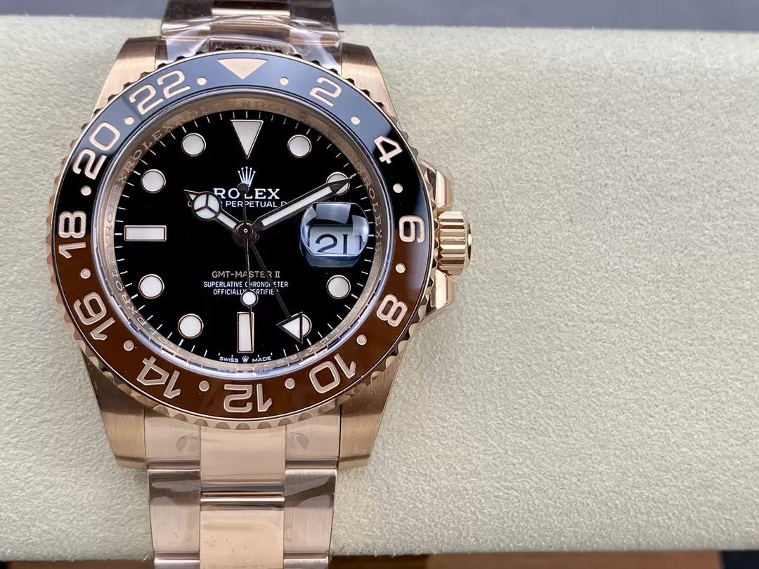 Rolex GMT Master II 126715CHNR-0001 1:1 Best Edition C+ Fabrik Roségold