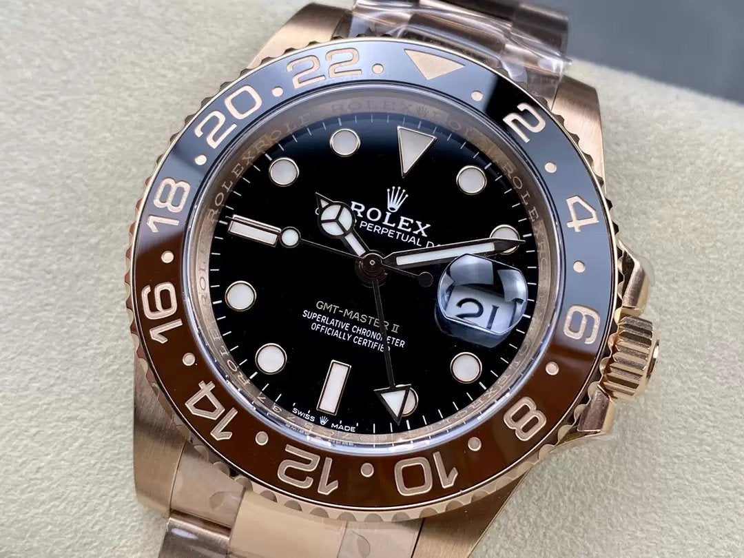 Rolex GMT Master II 126715CHNR-0001 1:1 Best Edition C+ Fabrik Roségold