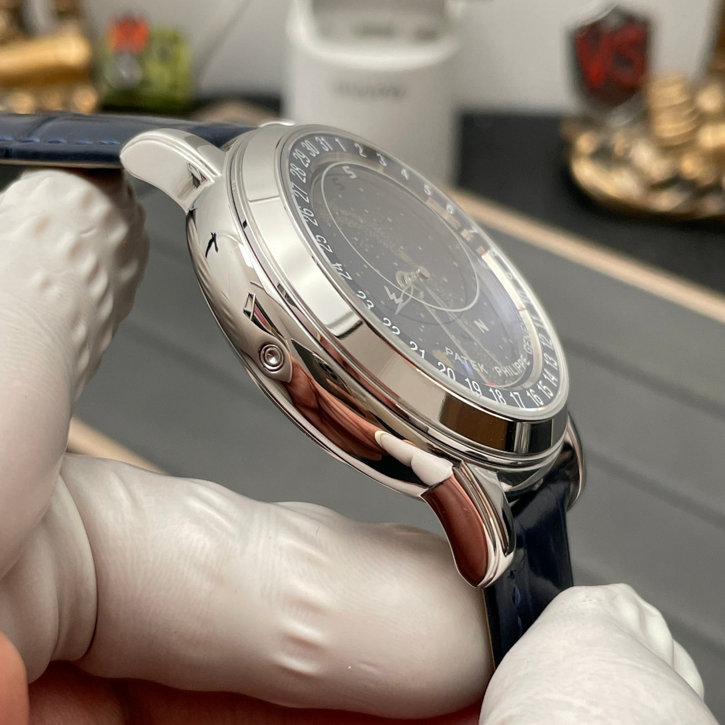 Patek Philippe Grand Complications 6102P-001 1:1 Best Edition AI Factory Sky Moon Blue Dial