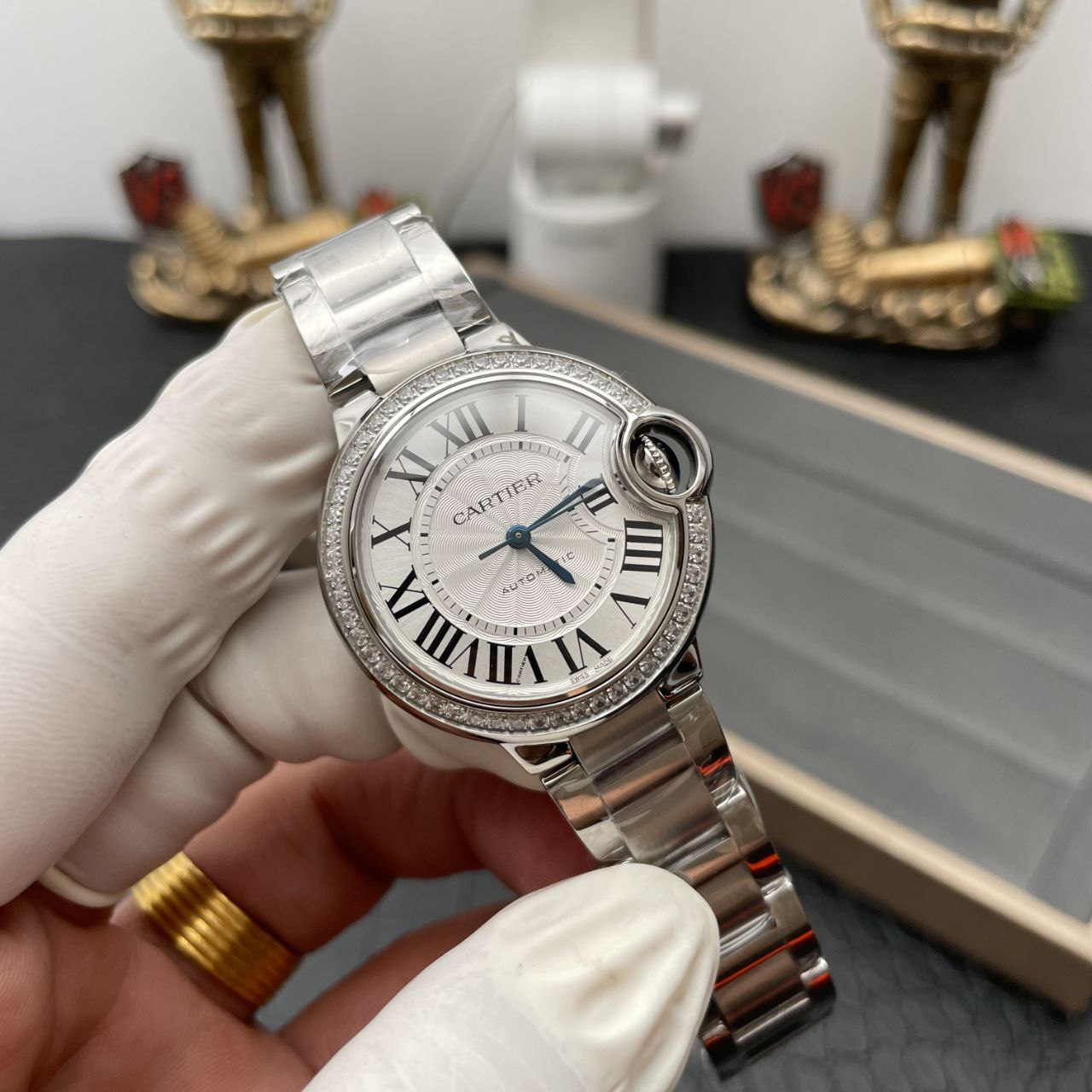 Ballon Bleu De Cartier W4BB0016 33MM 1:1 Best Edition AF Factory White Dial