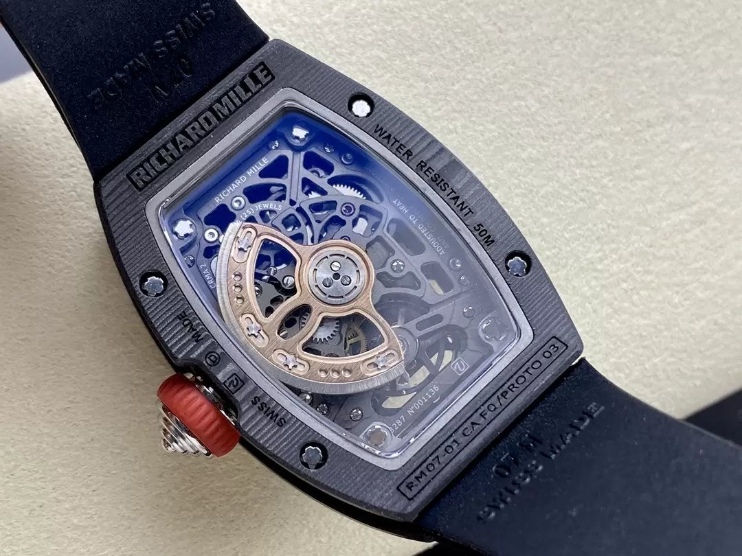 Richard Mille RM 07 RM007 Carbon NTPT Case 1:1 Best Edition G+ Factory