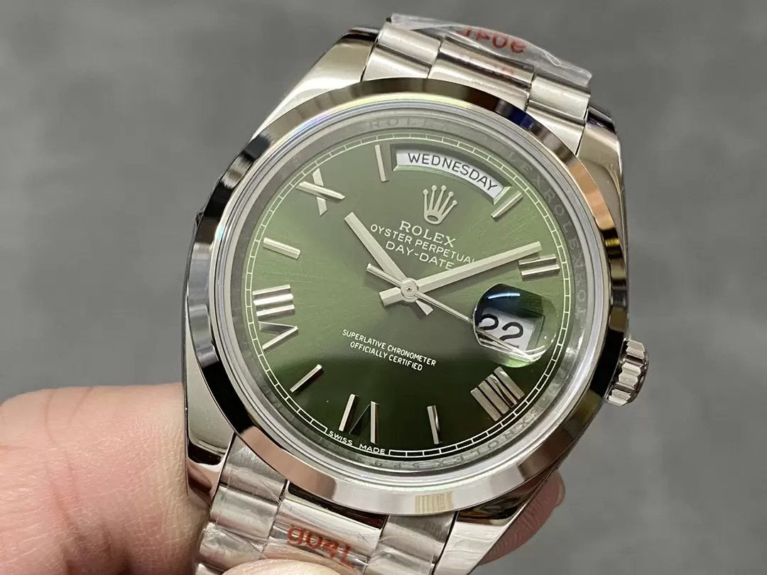 Rolex Day Date 40 - 228206-0027 QF Factory 1:1 Best Edition Cadran Vert