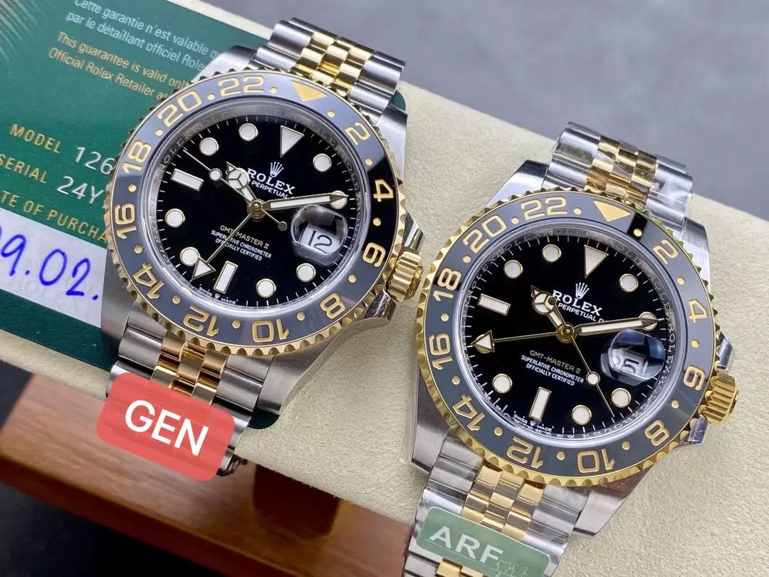 Réplique Rolex GMT Master II M126713grnr-0001 ARF Factory 1:1 Meilleure Édition Version Contrepoids