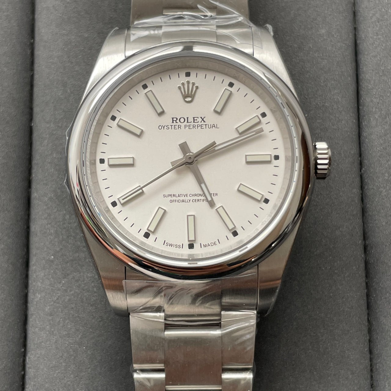 Rolex Oyster Perpetual 114300 39MM TW Factory 1:1 Meilleure édition Cadran Blanc