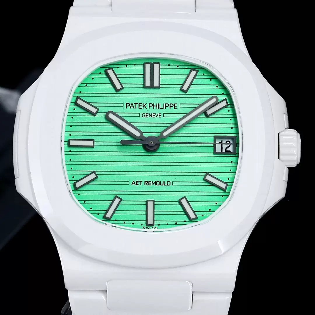 [AET modified] Patek Philippe Nautilus 5711 Ceramic Green Dial 1:1  Best Edition