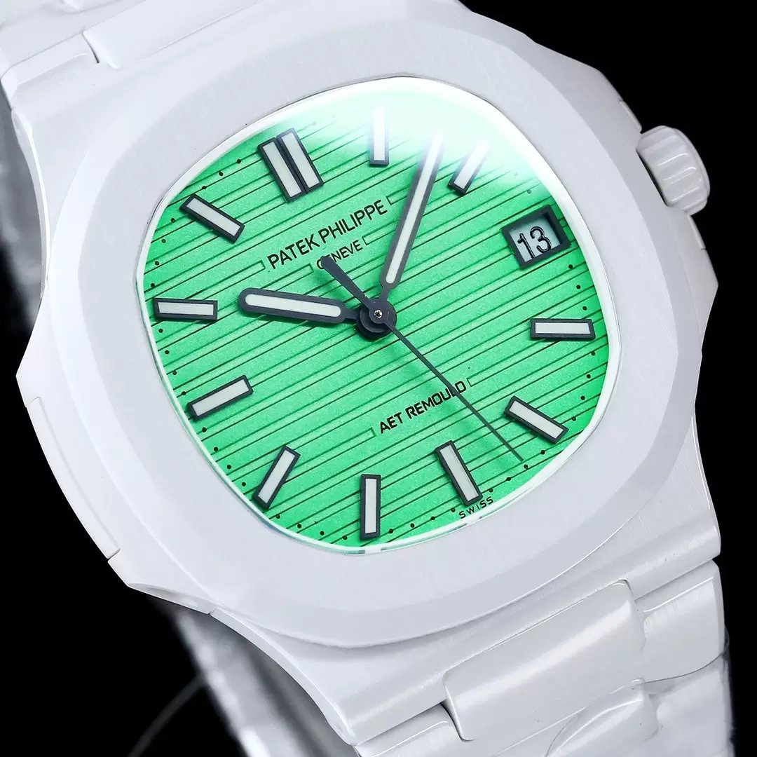 [AET modified] Patek Philippe Nautilus 5711 Ceramic Green Dial 1:1  Best Edition